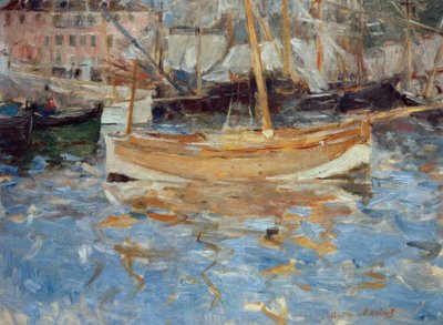 Der Hafen von Nizza von Berthe Morisot