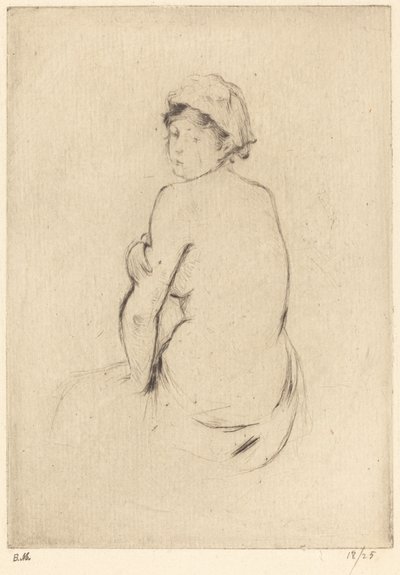 Akt, 1888-1890 von Berthe Morisot