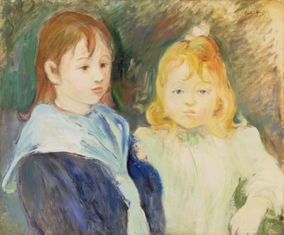 Porträt von zwei Kindern, 1893 von Berthe Morisot