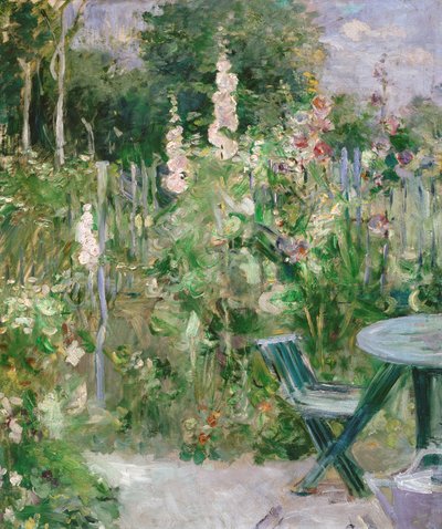 Rosen Tremieres (Stockrosen) von Berthe Morisot