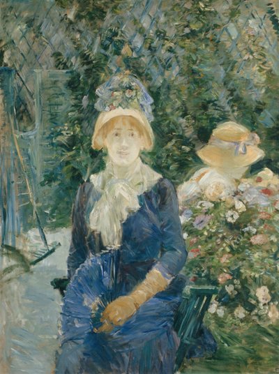 Frau im Garten, 1882-83 von Berthe Morisot