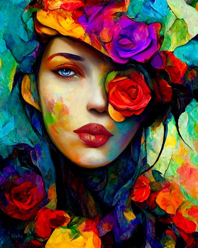 Lady Marmalade, ca. 2022 (Digitale Kunst) von Blake Munch