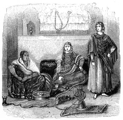 Das Zenana, 1847 von Bonner