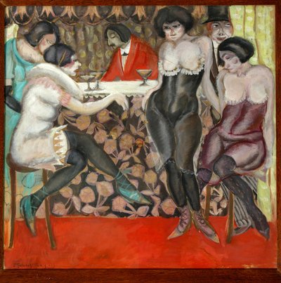 An der Bar von Boris Dmitrievich Grigoriev