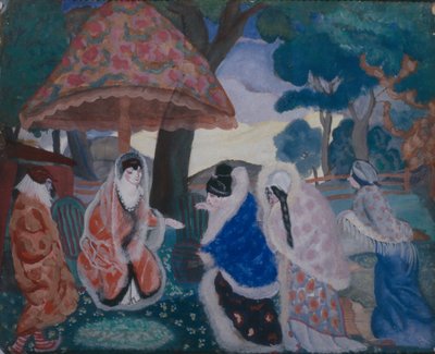 Begrüßung der Neuvermählten, 1913 von Boris Dmitrievich Grigoriev