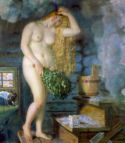 Russische Venus, 1925-1926 von Boris Mikhailovich Kustodiev