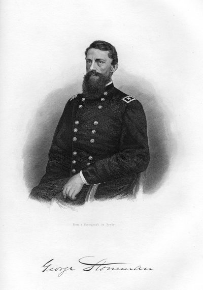 George Stoneman, General der Unionskavallerie, 1862-1867 von Brady