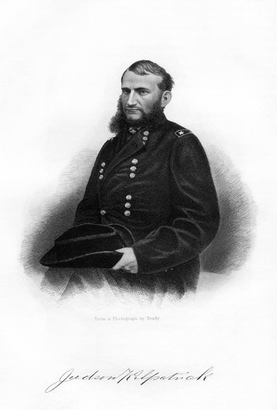 Hugh Judson Kilpatrick, amerikanischer Unionsgeneralmajor, 1862-1867 von Brady