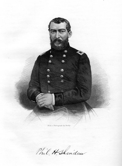 Philip Henry Sheridan, Unionsgeneral, 1862-1867 von Brady