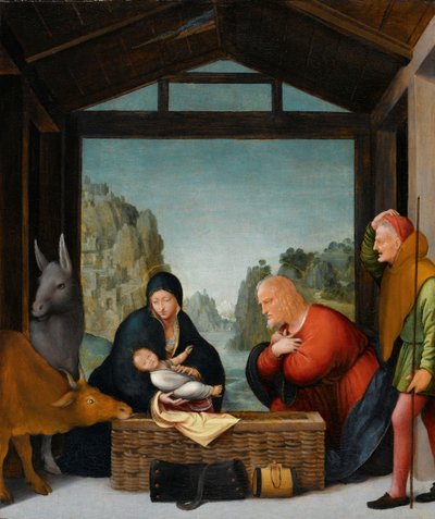 Die Anbetung der Hirten, 1500-35 von Bramantino