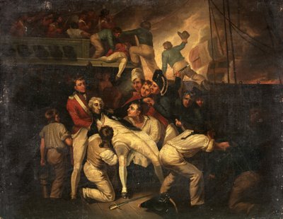 Tod von Nelson, ca. 1820 von British School