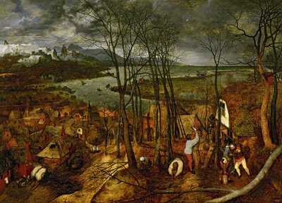 Der düstere Tag Frühling, 1565 von Bruegel