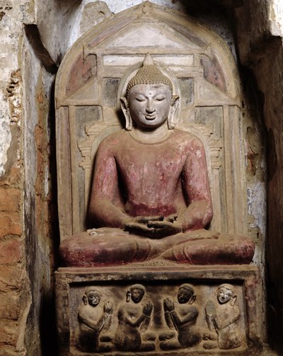 Sitzender Buddha in Meditation von Burmese School