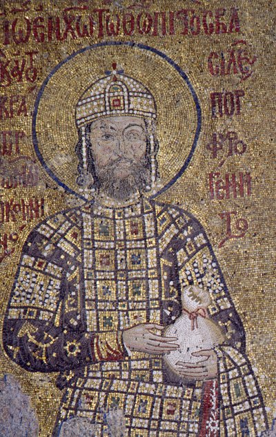 Kaiser Johannes Komnenos in der Hagia Sophia von Byzantine