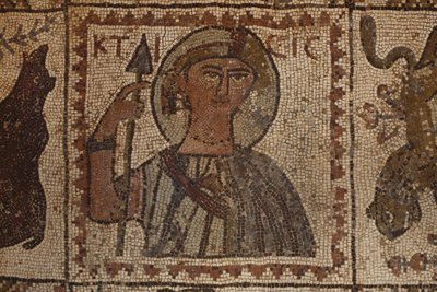 Porträt eines Würdenträgers (Mosaik) von Byzantine School