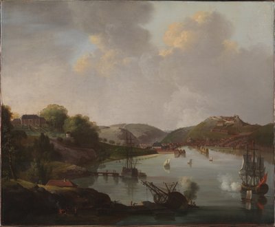 Aussicht über Frederikshald in Norwegen von C.A. Lorentzen