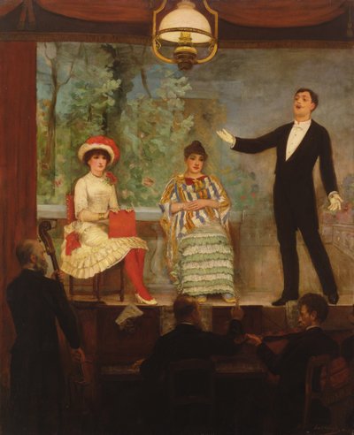 Das Café Chantant, 1889 von C.A. Paul de la Boulaye
