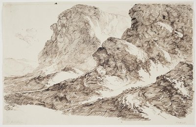 Berglandschaft von C.F. von Rumohr