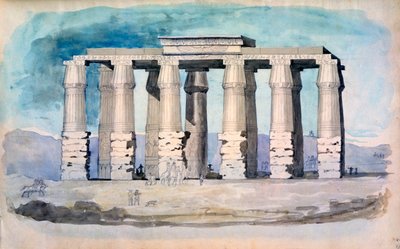 Antiker ägyptischer Tempel, Ägypten, 19. Jh. von CH Smith