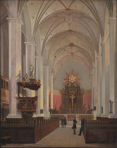 Das Innere der Trinitatis Kirche von C.O. Zeuthen