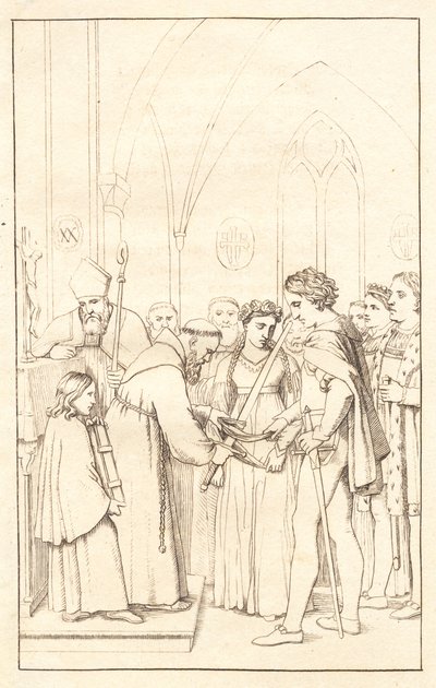 Axel und Valborg. 3. Akt. von Christoffer Wilhelm Eckersberg