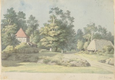 Eine Ziegelei auf Møn von Christoffer Wilhelm Eckersberg