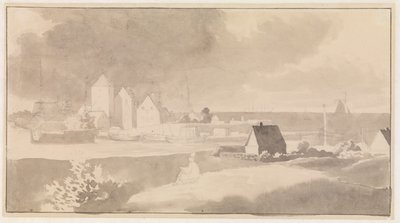 Ansicht von Korsør von Christoffer Wilhelm Eckersberg