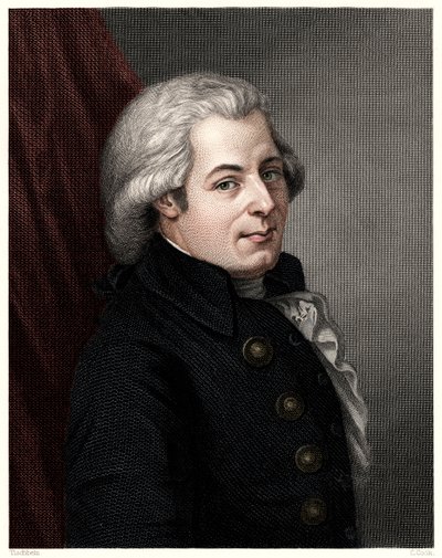 Mozart, ca. 1777, 19. Jahrhundert von C. Cook
