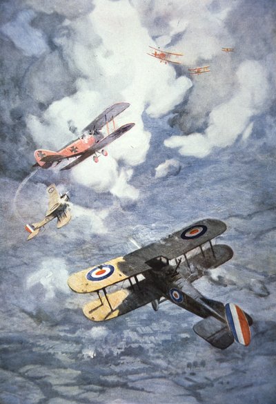 Britische gegen deutsche Flugzeuge von C. Dudley Tennant