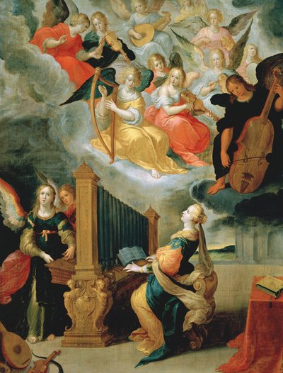 St. Cecilia, 1647 von C. de and Francken Bailleur