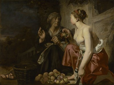 Vertumnus und Pomona von Caesar van Everdingen