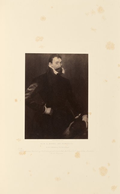 Sir A. More, von ihm selbst von Caldesi and Montecchi