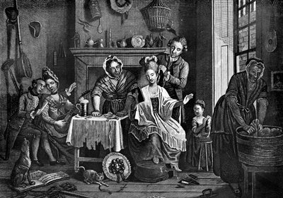 High-Life Below Stairs, 1772 von Caldwell