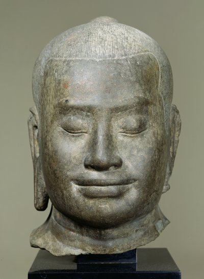 Kopf von König Jayavarman VII. (r.1181-c.1220) von Cambodian School