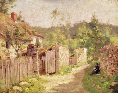 Daumiers Haus in Valmondois von Camille Jacob Pissarro