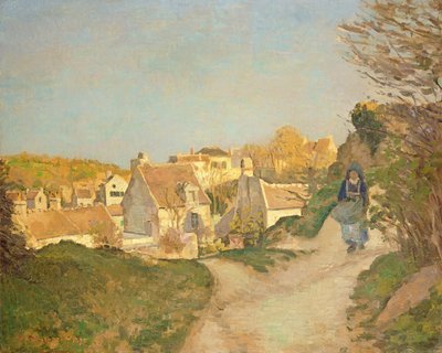 Der Hügel bei Jallais, Pontoise, 1875 von Camille Jacob Pissarro