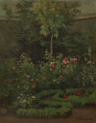 Ein Rosengarten von Camille Pissarro