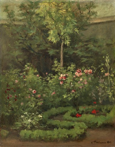 Ein Rosengarten von Camille Jacob Pissarro