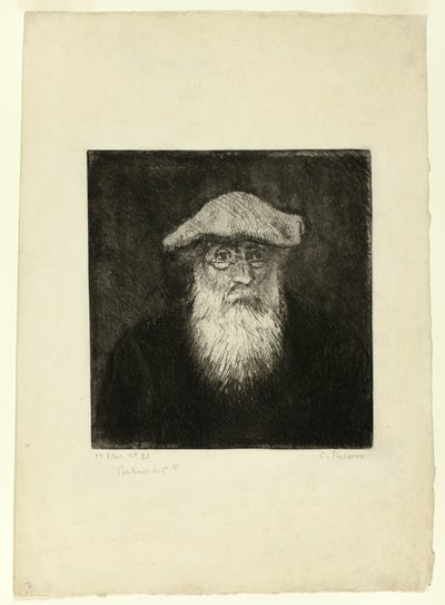 Camille Pissarro, ein Selbstporträt von Camille Pissarro