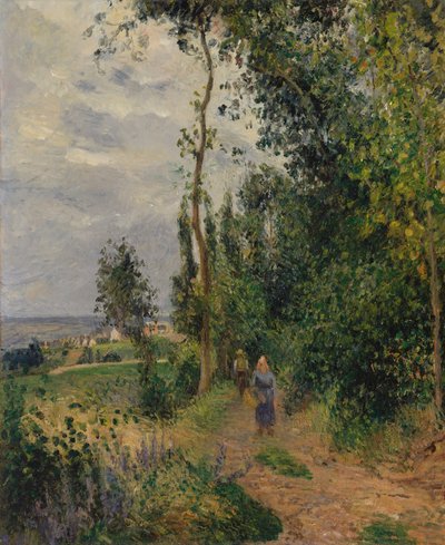 Côte des Grouettes, bei Pontoise, wahrscheinlich 1878 von Camille Jacob Pissarro
