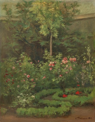 Ein Rosengarten von Camille Jacob Pissarro