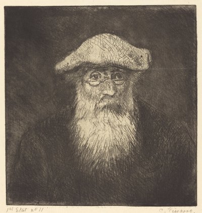 Selbstporträt von Camille Pissarro