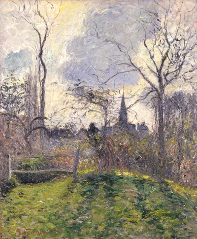 Der Glockenturm von Bazincourt von Camille Pissarro
