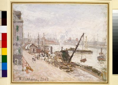 Der äußere Hafen, Grand Quai, Le Havre von Camille Pissarro