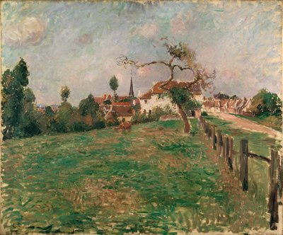 Das Dorf Eragny, 1885 von Camille Pissarro