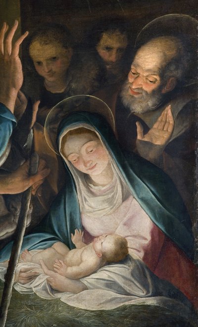 Geburt Christi (Detail) von Camillo Procaccini