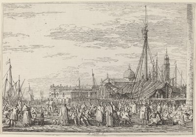 Der Markt auf dem Molo von Canaletto