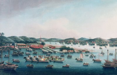 Hongkong Hafen von Cantonese School