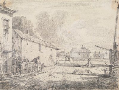 Am Strand von Hastings, 12. Oktober 1820 von Capt. Thomas Hastings