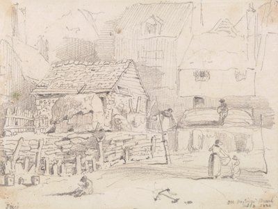 Am Strand von Hastings, 3. Oktober 1820 von Capt. Thomas Hastings